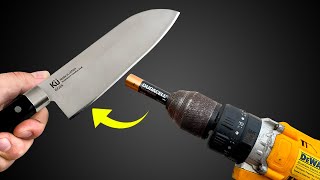 Don't Throw Away Old Batteries! How To Sharpen Your Knife To Razor Sharpness In 1 Minute!