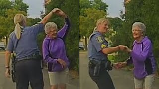 Cop Busts a Move With Lonely 92-Year-Old Woman