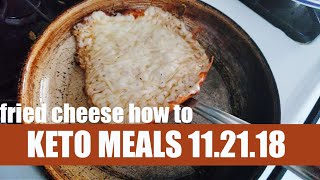 Fried Cheese How To | KETO Meals 11.21.18 FDOE x7