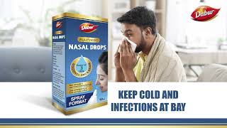 Dabur ayurvedic NASAL DROPS | Your first line of defense | Ayurvedic Power of 3 Oils.