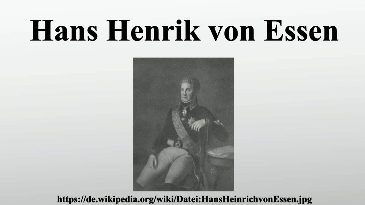 Hans Henrik Von Essen - YouTube