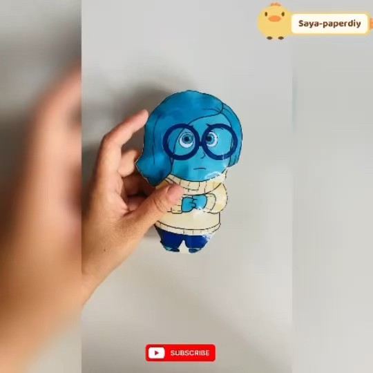 Inside Out 2 Sadness Squishy Tutorial Insideout Insideout2 Disgust