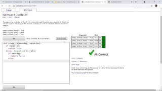 LCC Topic 1: Video 11: Coding Bat (a)
