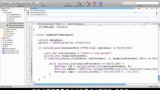 sqlite3 in iphone - part 2