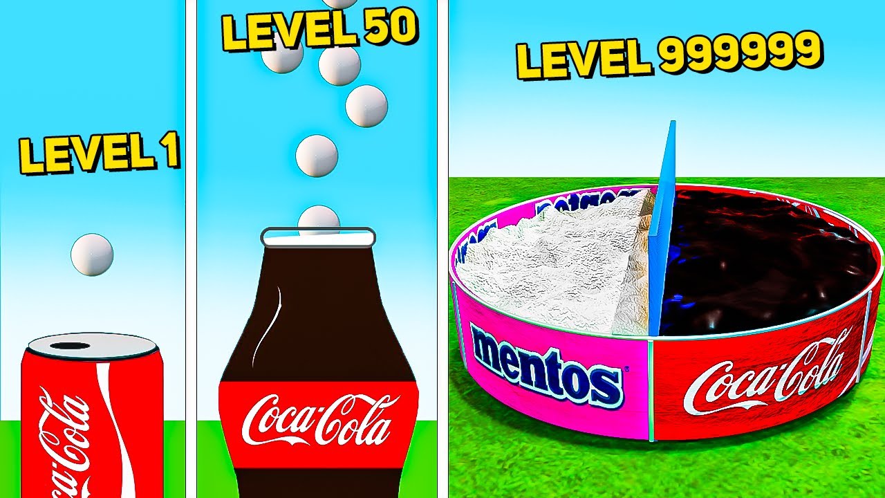 Mentos And Coke Explosion