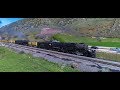 Big Boy Union Pacific #4014 [4K] Magnificent Aerial Pacing Inaugural Trip 5/12/2019