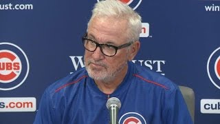 ATL@CHC: Maddon discusses loss in extras to Braves