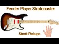 fender player stratocaster tex mex pickups vs stock comparison atm bricks f clean torpedo cab m