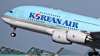 20 MINUTES of TAKEOFFS and LANDINGS at SEOUL | Seoul Incheon Airport Plane Spotting [ICN/RKSI]