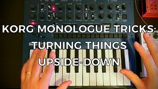 Korg Monologue Tricks 03: Turning Things Upside-Down