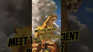 Meet saber toothed tiger #dinosaurs #animals #sabertoothtiger #facts #trending #viralshort #shorts