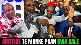 Rudy Sanon konfime ARISTIDE Manke Mouri anba Bwa Kale, Men Koman Prezidan Roger Mouri