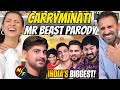 MR BEAST PARODY 🤑 Ft. INDIAN CREATORS | CARRYMINATI | Magic Flicks React to BIGGEST Youtube COLLAB