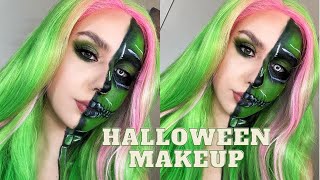 Halloween Makeup GRWM trying @MislensOfficial  color contacts