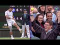 Scenes as Centre Court reacts to England's win on penalties | Wimbledon 2024