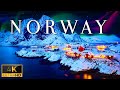 FLYING OVER NORWAY (4K UHD) - Piano Relaxing Music With Stunning Beautiful Nature Video For Your TV