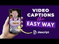 Edit Your Reels & TikTok Videos the Simple Way - with Descript