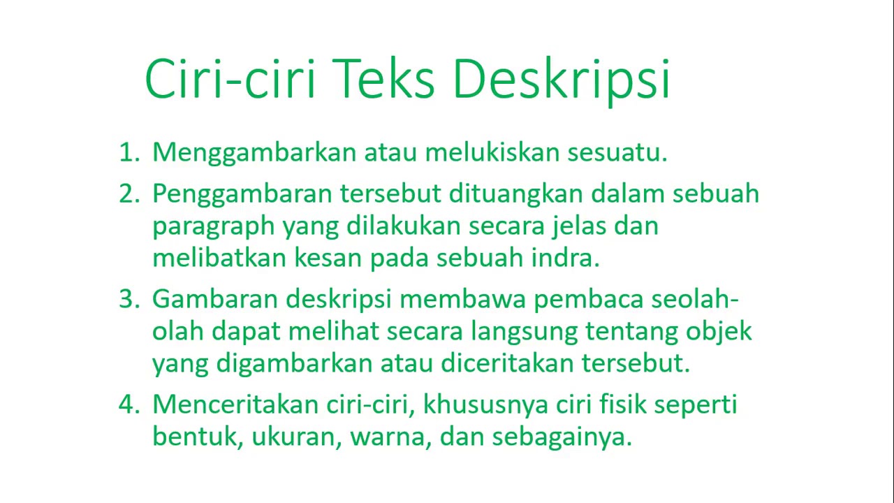 Teks Deskripsi Pengertian Ciri Struktur Jenis Dan Contoh Gramedia ...