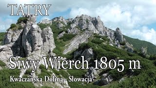 🇸🇰 TATRY ZACHODNIE 🌄 Siwy Wierch (Sivý vrch, 1805 m) • Dolina Kwaczańska