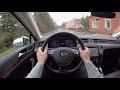 2017 volkswagen passat alltrack 2.0 bitdi 176 kw pov test drive acceleration 0 200 km h