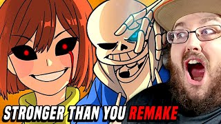 Stronger than You - Chara response Remake (Undertale Animation Parody) #Undertale REACTION!!!