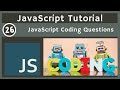26. JavaScript Coding Questions Part 1 | javascript tutorial | UiBrains | NAVEEN SAGGAM