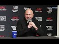 dana white talks ilia topuria vacating title champ vs champ stance henry cejudo loss ufc seattle