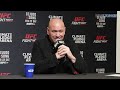 dana white talks ilia topuria vacating title champ vs champ stance henry cejudo loss ufc seattle