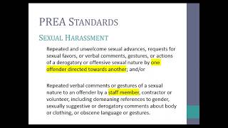 PREA: Advocacy in Confinement Pt. 2