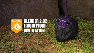 Mantaflow Liquid Fluid simulation | Blender 2.92 | Cycles Render