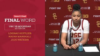 USC Women's Basketball vs Michigan Post Game Press Conference