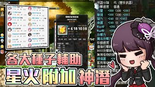 【新楓之谷】【神秘】集結楓樹種子輔助 洗出超神星火和附加 竟然跳傳說框直接洗好！