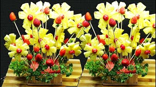 Fruit Deco | Fruit & Vegetable CARVING AND CUTTING TRICKS | Handmade Craft