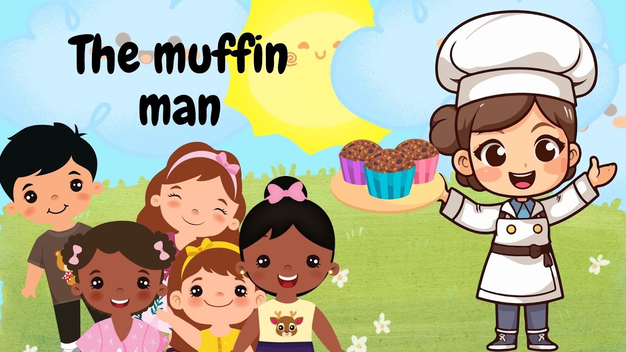 The Muffin Man | Nursery Rhyme For Kids | English Nursery Rhymes With ...