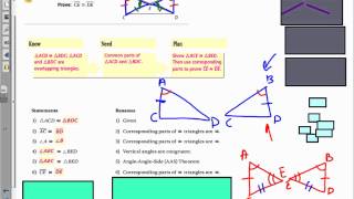 Geometry Chapter 4 Section 7 Congruence in Overlapping Triangles