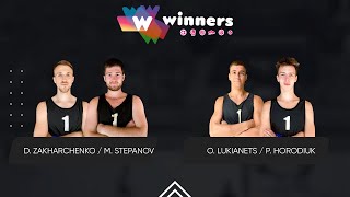 Winners Beach Volleyball. Men. D. Zakharchenko/M. Stepanov - O. Lukianets / P. Horodiuk  14.01.2025