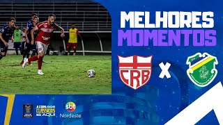 CRB 2x0 Altos-PI - Melhores Momentos - Copa do Nordeste - 27 03 2024