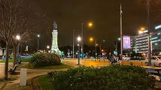 Noite movimentada em Lisboa | Caminhando no centro (Tour Lisboa)