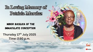 In Loving Memory of Patricia Marulaz