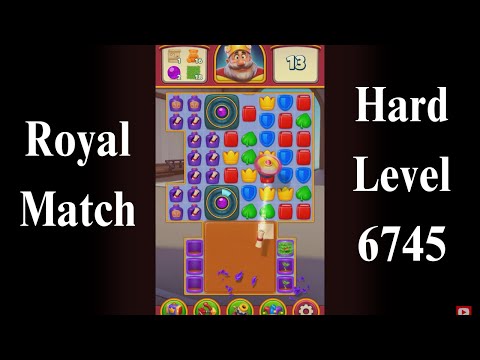 Desafío Royal Match Nivel 6745 Difícil