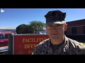 col. jim stone rides out storm at parris island