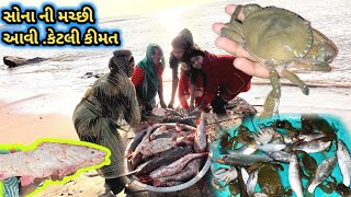 દરીયા મા થી સોના નો ખાગો લાવ્યા 🐡Desi Gold fish 🐳 dariyai khedut