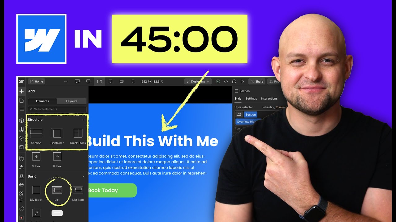 Learn Webflow In 45 Min Youtube