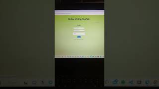 online voting system project using HTLM CSS #project #onlinevoting #votingsystem #youtubeshorts