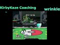 kirbykaze coaching with wrinkle marth vs sheik fox ness advantage state and how to nair