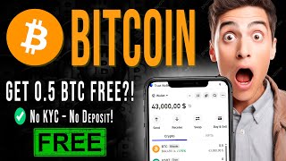 Get FREE Bitcoin 0,5 BTC ($43,000) / Free Bitcoin AIRDROP 2025
