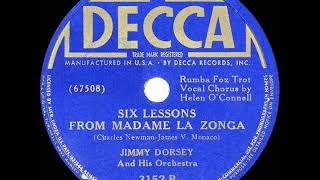 1940 HITS ARCHIVE: Six Lessons From Madame La Zonga - Jimmy Dorsey (Helen O’Connell, vocal)