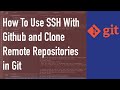 How To Use SSH With Github and Clone Remote Repositories in Git