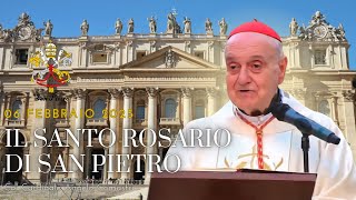 Il Santo Rosario dal Cardinale Angelo Comastri: 06 Febbraio 2025: Preghiera e Grazia