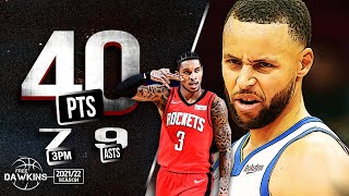 Steph Gets UPSET With KPJ, GOES OFF For 40 Pts, 7 3PM x 9 Asts vs Rockets 🔥🔥 | Jan 31, 2022